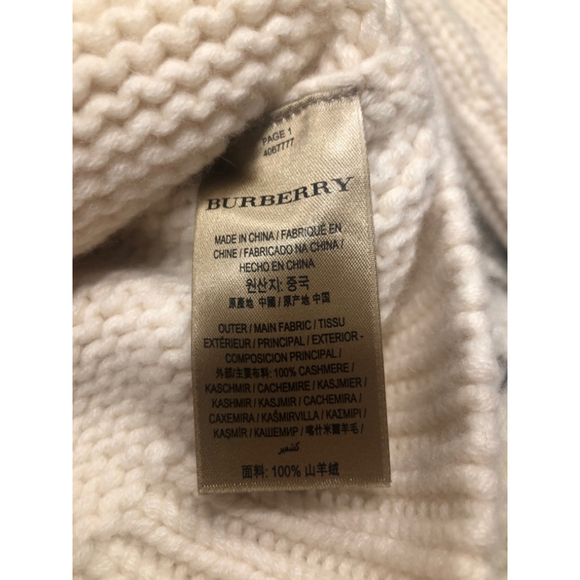 Burberry cashmere knit sweater size small - Picture 3 of 3